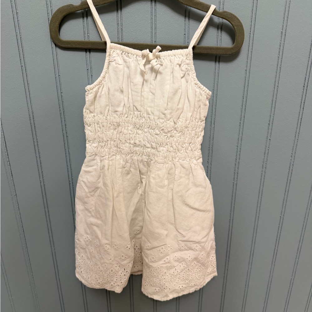 Old Navy White Eyelet Kids Dress